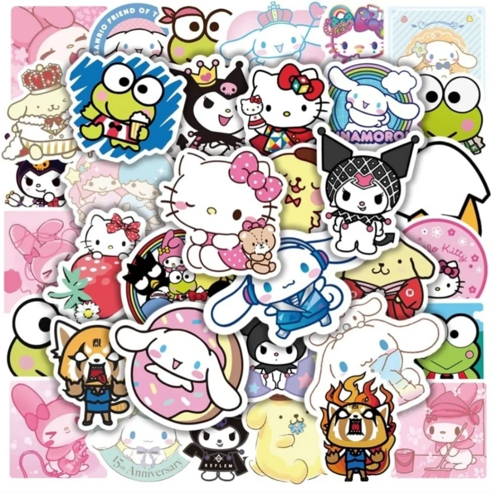 Sanrio Character Sticker Set - Multicolor - Picture 1 of 6
